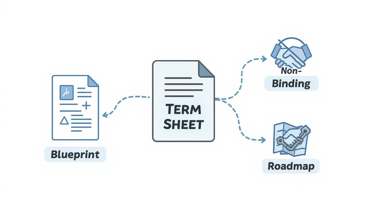 Infographic about what is a term sheet
