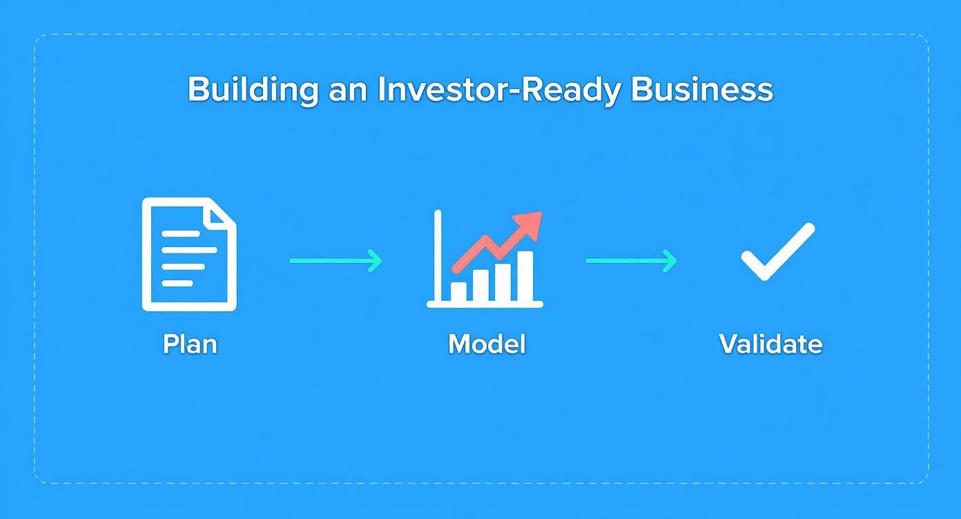 Infographic about how to get investor for business