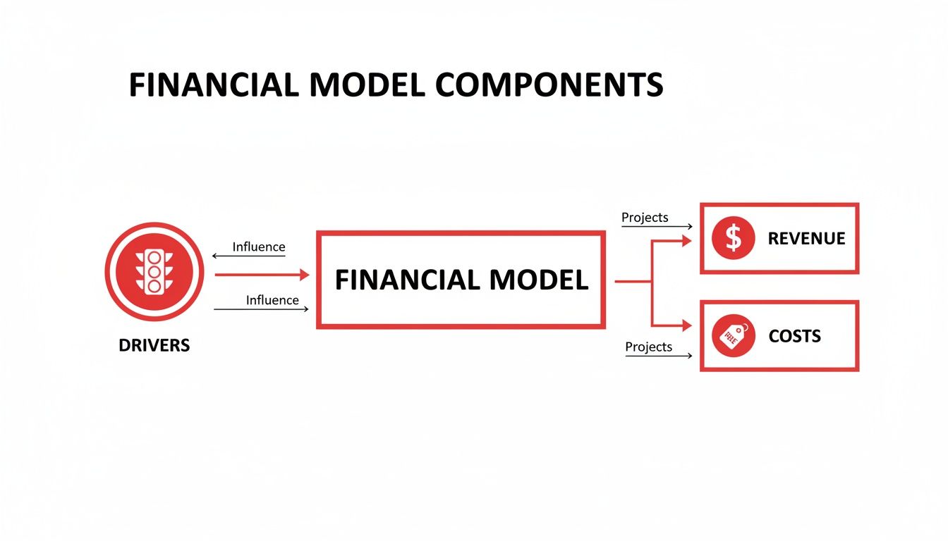 how to create financial projections