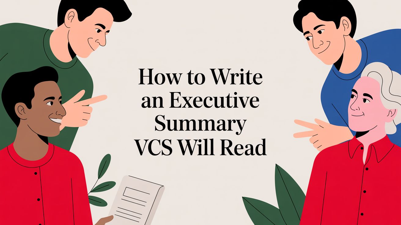 How to write an executive summary VCs will read